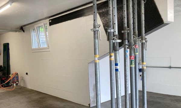 Wandentfernung CFK Lamellen