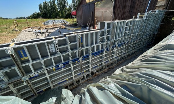 Betonfundament Stall